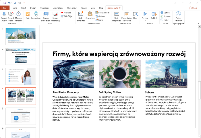 Tworzenie kursów online w iSpring Suite