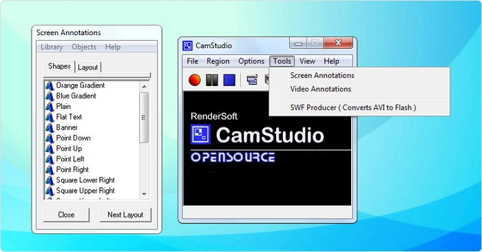 Darmowy program do nagrywania ekranu CamStudio